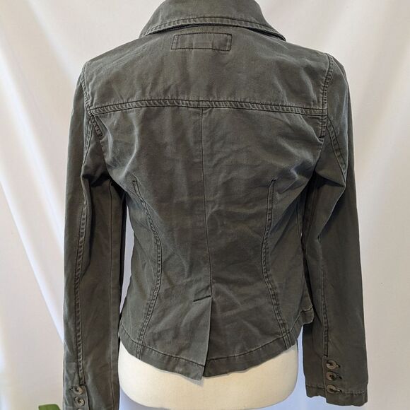 Mossimo Mossissue Green Cotton Blazer Jacket - M - Picture 2 of 4